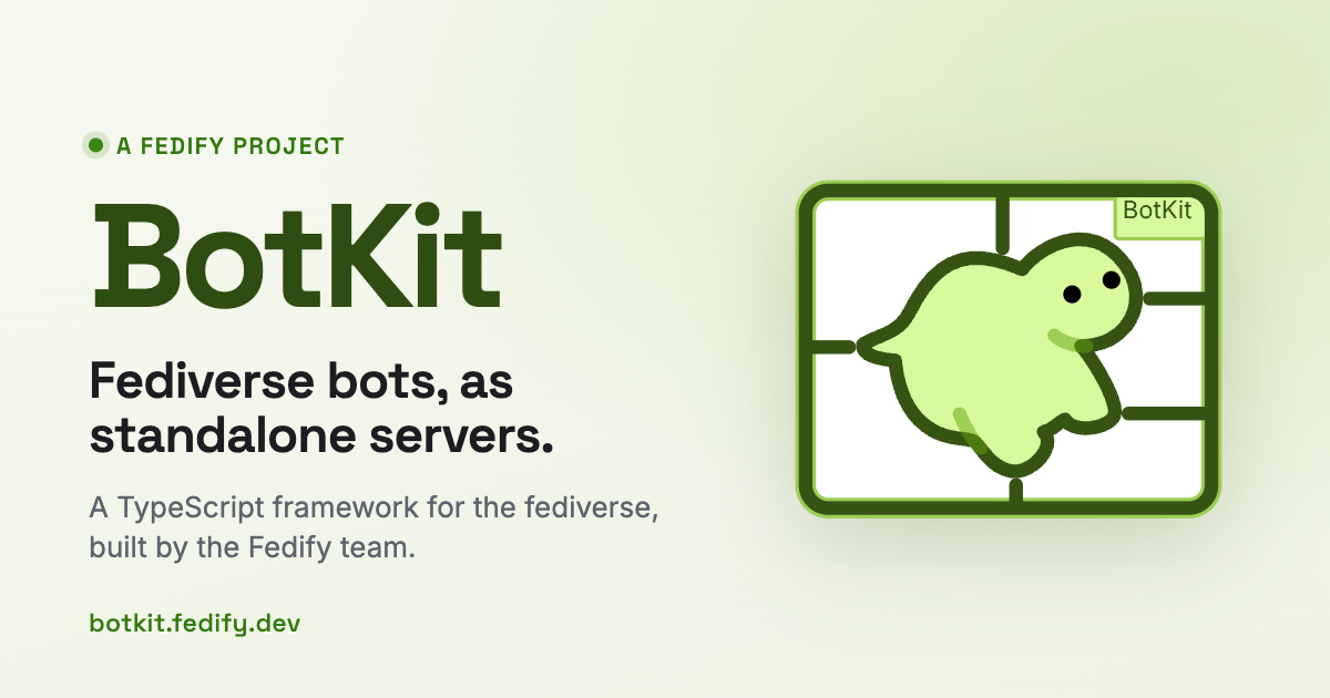 BotKit: Tworzenie niezależnych botów ActivityPub w TypeScript